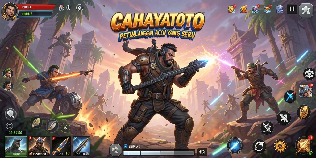 Screenshot CAHAYATOTO yang menunjukkan aksi seru permainan.