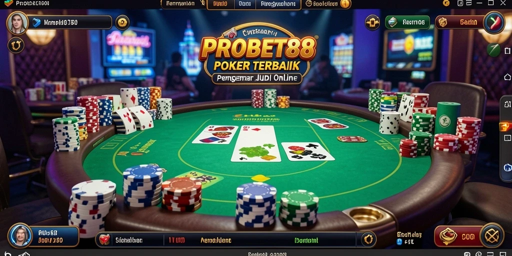 Screenshot gameplay PROBET88 yang menunjukkan pengalaman bermain Poker yang mendebarkan.